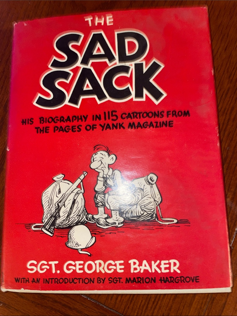 VTG 1944 Original The Sad Sack by George Baker Hardcover Book